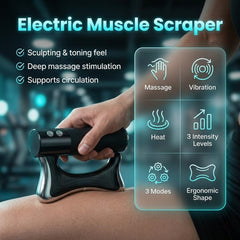Futsuak Sculptor on waist supports gentle massage for potential circulation support.