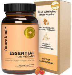Future Kind 3-in-1 multivitamin bottle front for energy support.