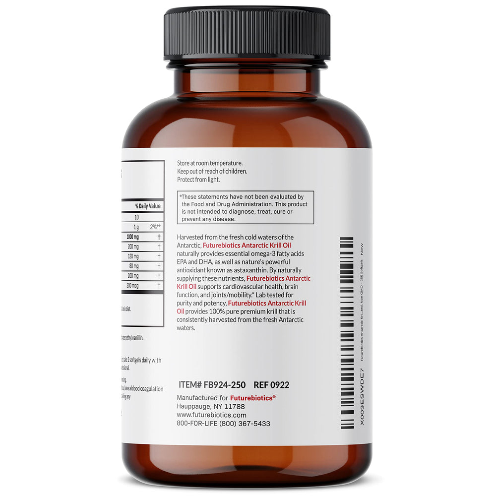 Futurebiotics Krill Oil production in a cGMP facility in New York