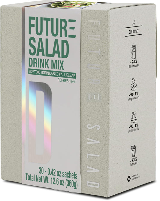 FUTURE SALAD high-fiber drink mix with five salad blends in one for daily fiber support