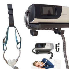 Fuwkeo AirSense 11 wall-mount-shelf keeps the CPAP stable and accessible.