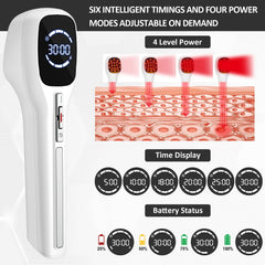 FVQ wand over skin during treatment showing surface therapy for comfort
