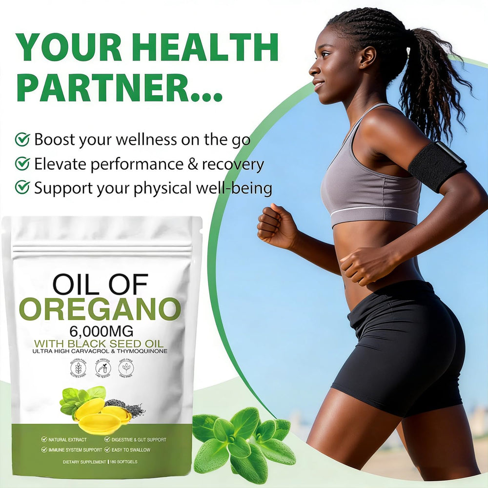 FW ZONE Oil of Oregano capsules close up highlighting easy to swallow design
