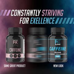 FX SUPPS Caffeine Pills travel kit ready for consistent energy on trips.
