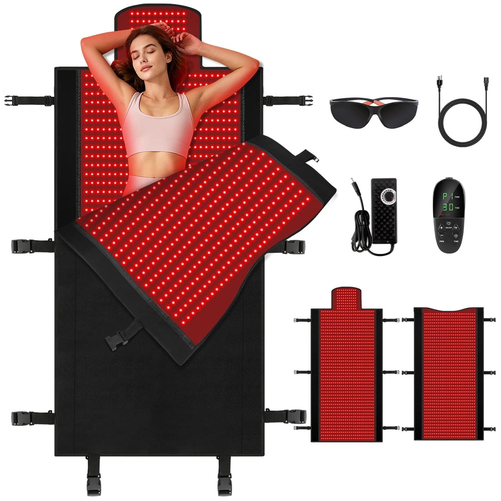 Fyovuv full-body red light therapy mat delivering immersive at-home relaxation.