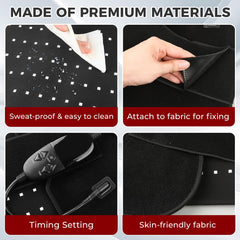 Fyovuv red light therapy pad portable design for on‑the‑go use.