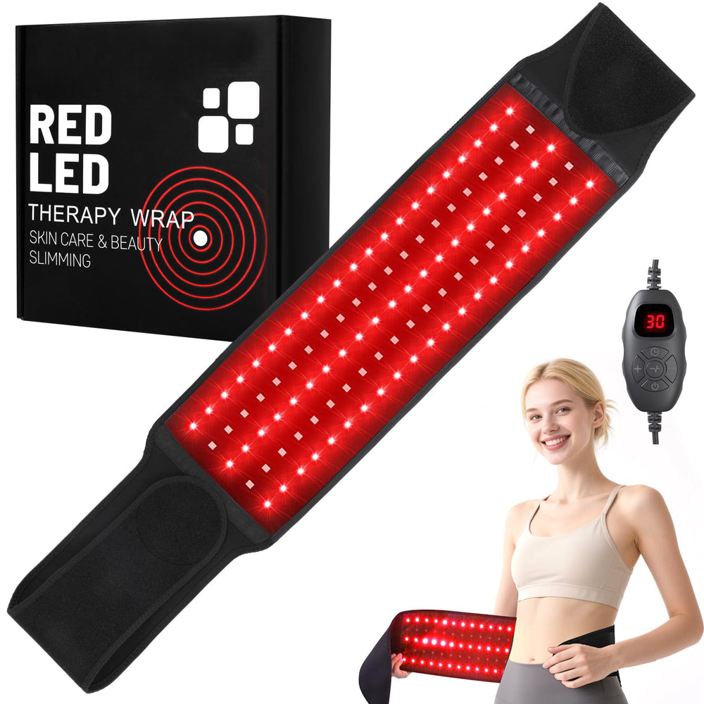 fyovuv red light belt worn on the back for targeted comfort