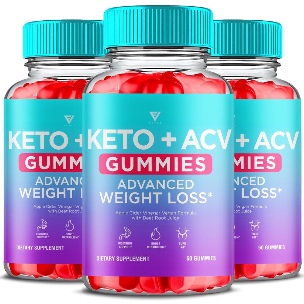 Fyvus Apple Cider Vinegar Gummies bottle with colorful gummies for daily wellness