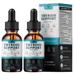 Fzjjyana Thyroid Drops bottle and 4 oz packaging for easy daily use.