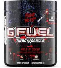 G Fuel Friday 2.0 canister pour for a sugar-free energy boost during gaming.