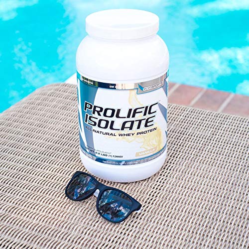 G6 Prolific Isolate ingredient list confirms simple five-ingredient formula.