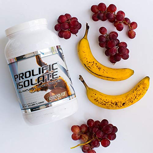 G6 Prolific Isolate vanilla shake poured into a glass after workout