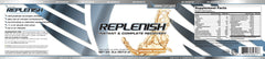 G6 Sports Replenish BCAA-EAA blend bottle emphasizes muscle recovery.