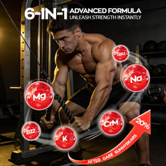 GABE SUNNYBEARS Creatine Gummies ingredient label shows six-in-one formula.