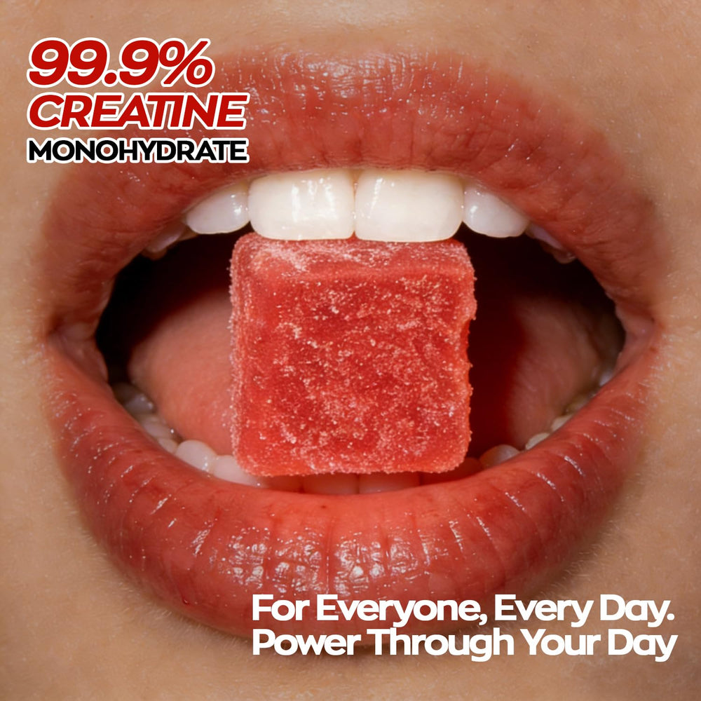 GABE SUNNYBEARS Creatine Gummies six-in-one formula highlighted on packaging.