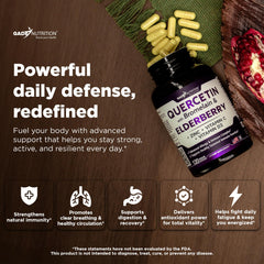GADE Nutrition capsules pouring from bottle showing capsules and label supports convenient daily use