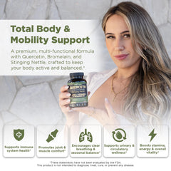 Gade Nutrition quercetin capsules close-up for vegetarian dosing