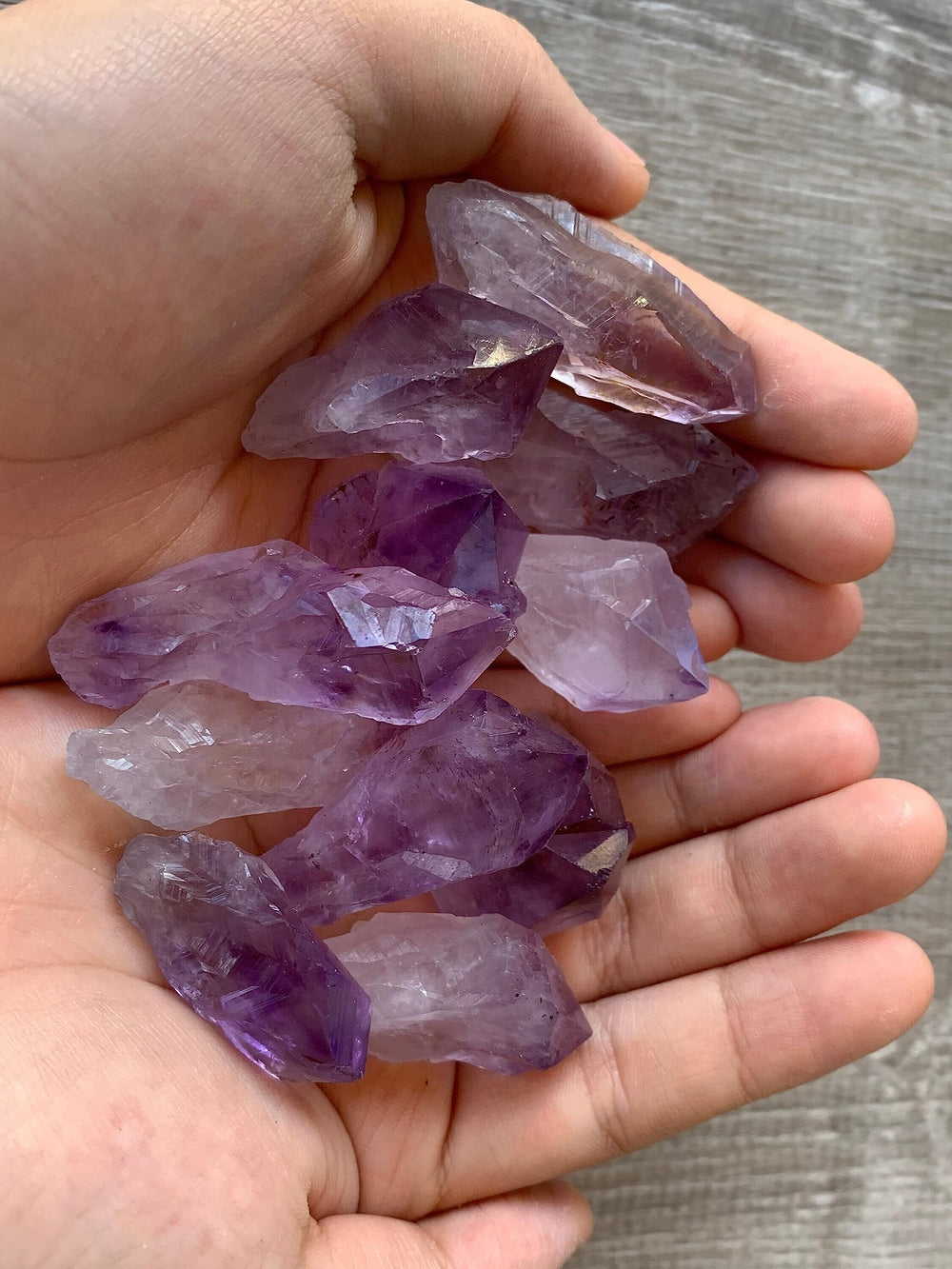 GAF TREASURES grade A amethyst point for energy work.