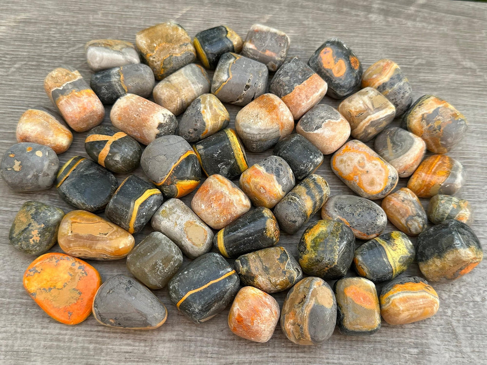 GAF Treasures Bumble Bee Jasper varied-size stones ideal for meditative grids