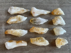 GAF TREASURES Citrine Points heat-treated glow highlighting warm tones.