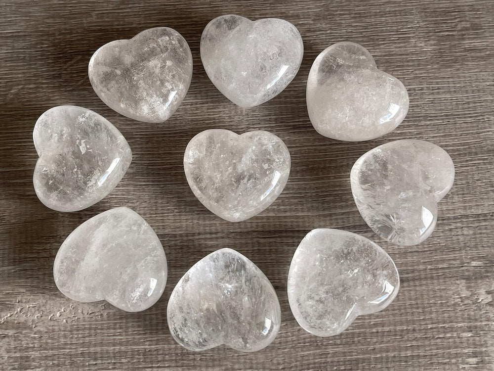 GAF Treasures clear quartz pocket stone fits in hand for steady focus