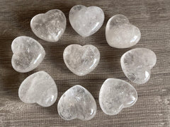 GAF Treasures clear quartz pocket stone fits in hand for steady focus