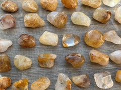 GAF TREASURES Golden Healer Quartz in hand fosters calm focus during mindfulness