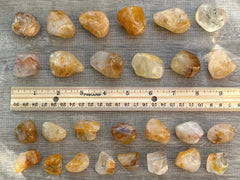 GAF TREASURES Golden Healer Quartz varied shapes invite tactile energy and grounding
