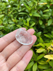 GAF TREASURES natural clear quartz tumbled stones – varied sizes for personal grids.
