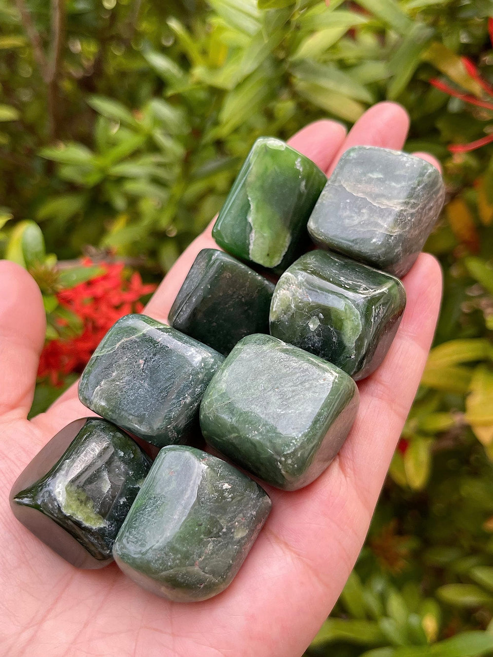 GAF Treasures natural nephrite jade variety adds authentic character
