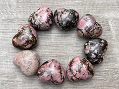 GAF Treasures Rhodonite pink shades reveal natural variation and character