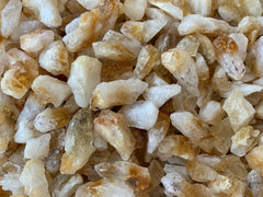 GAF TREASURES rough citrine point closeup for meditation and focus.