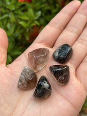 GAF Treasures smoky quartz stones used in grid work and healing.