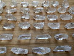 GAF Treasures bulk clear quartz points for craft and grids