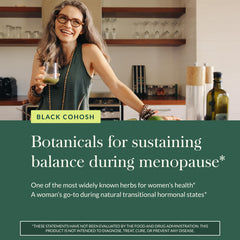 Gaia Herbs Black Cohosh capsules arranged for visual detail