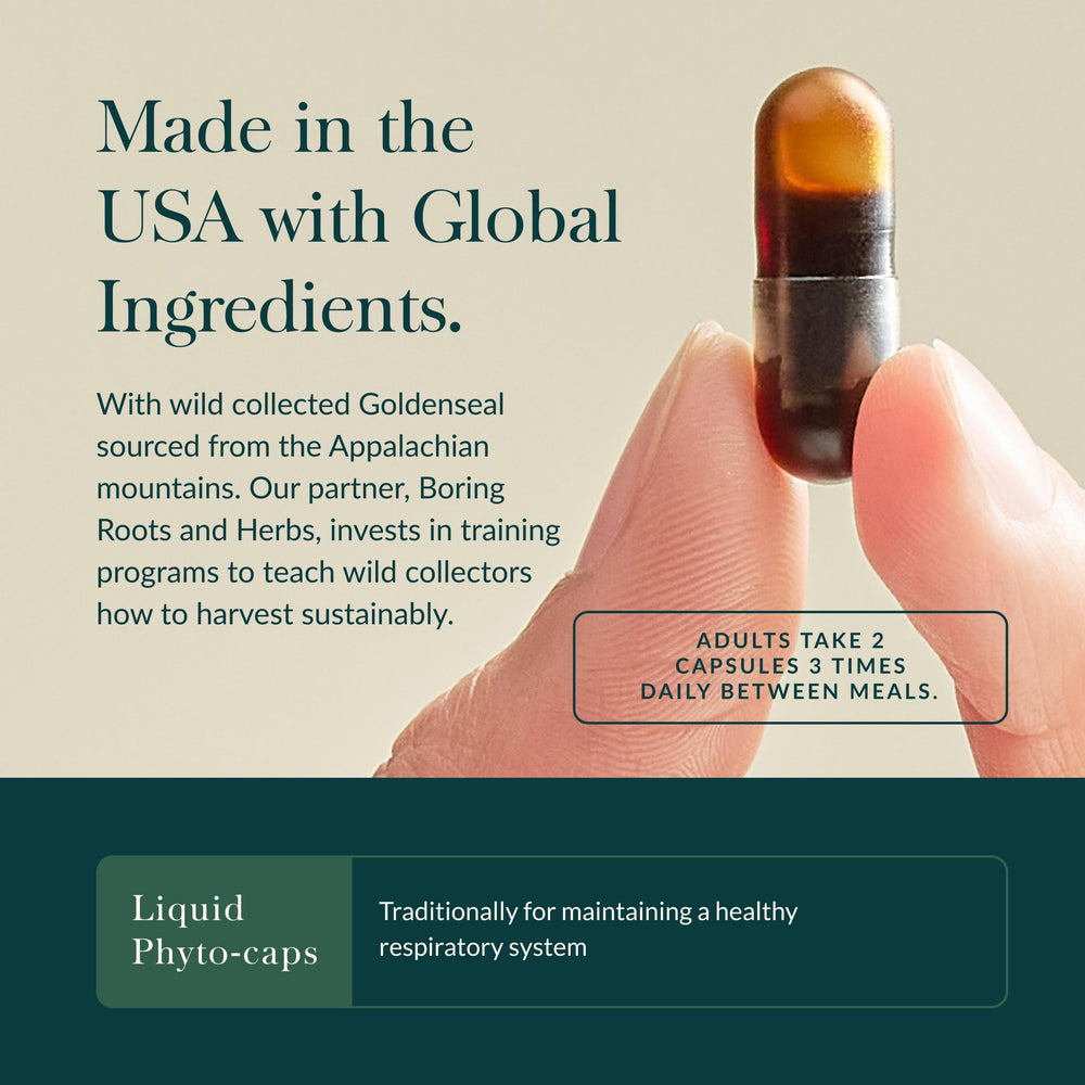 Gaia Herbs Echinacea Goldenseal root duo highlights traditional roots for immune support