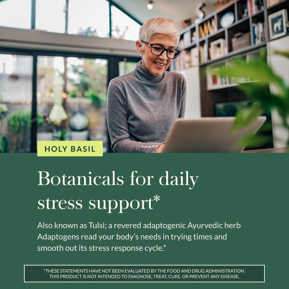 Gaia Herbs vegan phyto-caps support a simple daily wellness routine