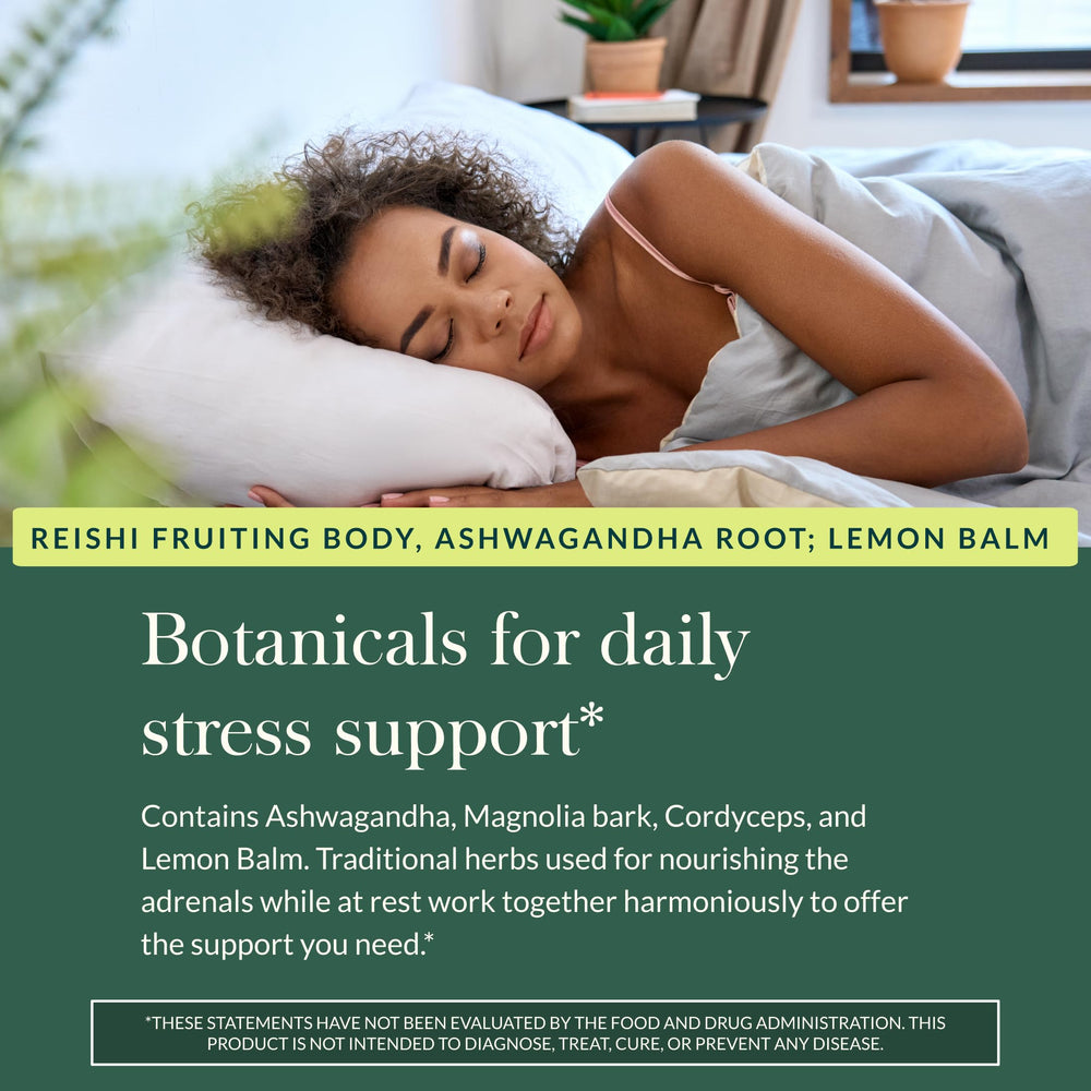 Gaia Herbs lemon balm leaves reveal a gentle calming aroma