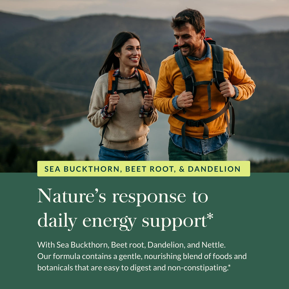 Gaia Herbs Plant Force Liquid Iron with dandelion and nettle leaves for vitality