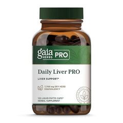 GAIA HERBS PRO Daily Liver Pro bottle ready for daily liver support and wellness.
