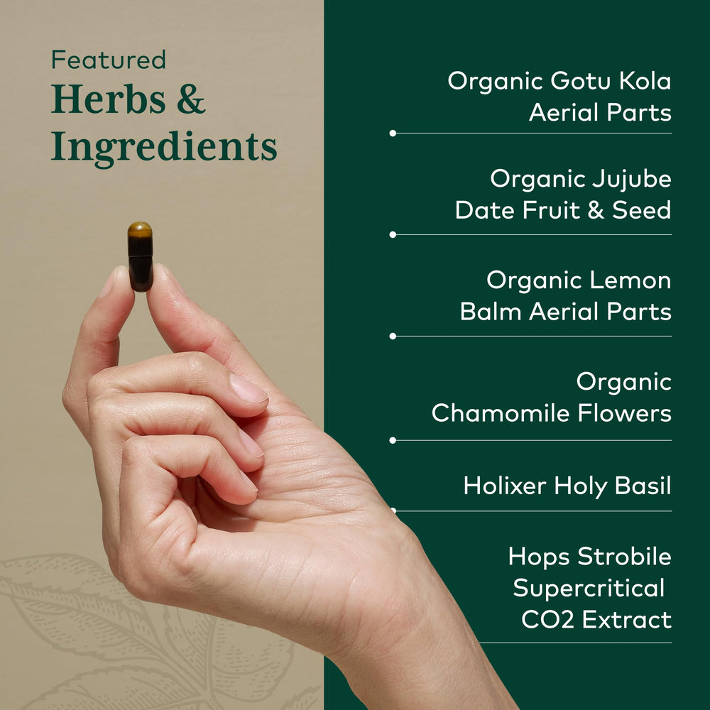 Gaia Herbs PRO GI Stress Holy Basil close-up with 125 mg Holixer