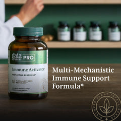 Gaia Herbs PRO Immune Activator travel-kit setup for on-the-go support.