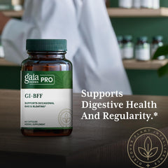 GAIA Herbs PRO peppermint oil capsule soothing the gut.