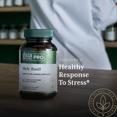 Gaia Herbs PRO Holy Basil product tested for purity and potency