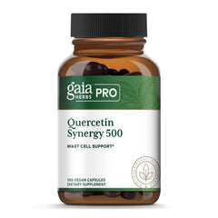 Gaia Herbs PRO Quercetin Synergy 500 bottle showing immune support potential