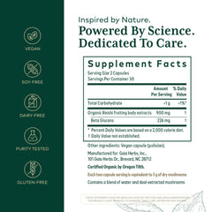Gaia Herbs PRO Reishi capsules for convenient adaptogenic support