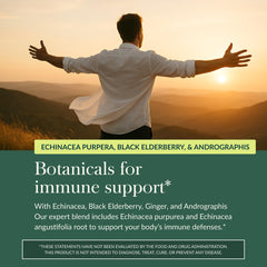 Gaia Herbs Quick Defense echinacea extract highlighting premium echinacea quality.