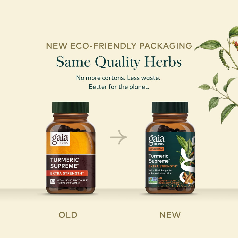 Gaia Herbs soil-to-supplement process image underscoring quality care
