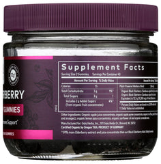 Gaia Herbs USDA Organic elderberry label communicates certification and quality