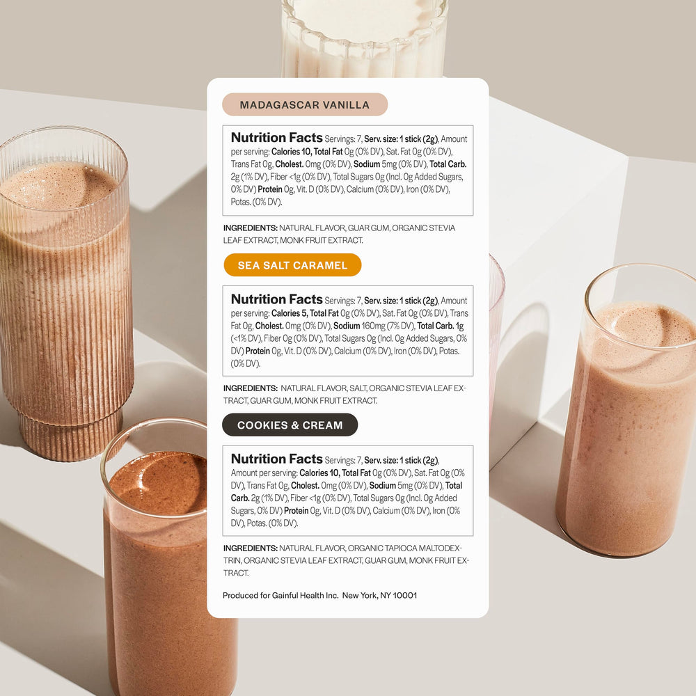Gainful Everyday Whey Bundle glass with shake demonstrates quick daily protein routine.